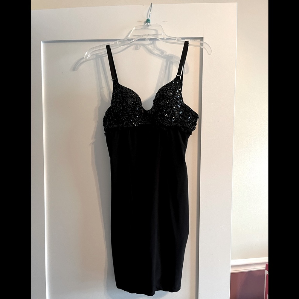 ❤️ 2 for $10 ❤️ Black bra top mini dress